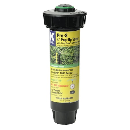K-Rain K Rain Pro S 4 in. H Adjustable Pop-Up Spray Head 30651